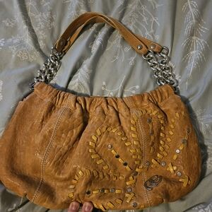 Stylish Tan Leather Handbag